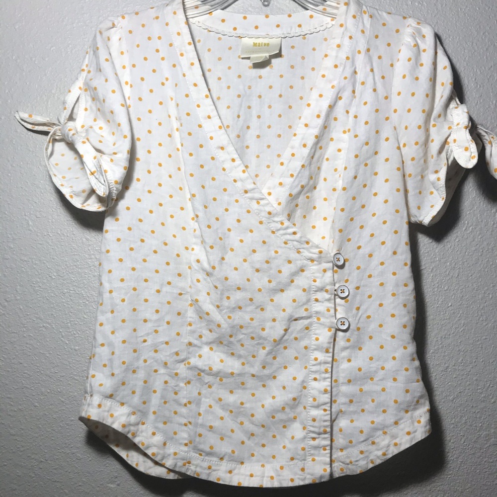 Polka dot blouse